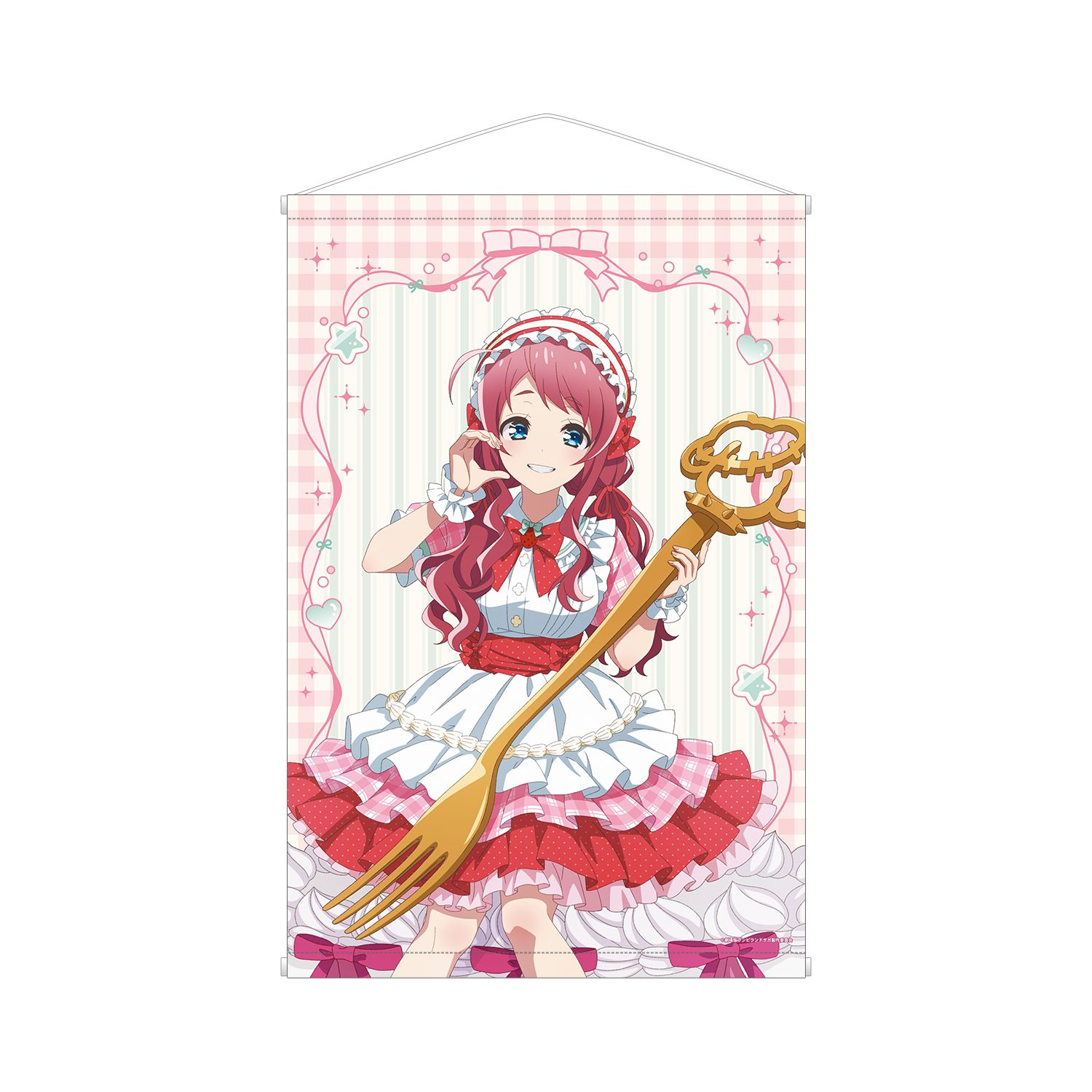 劇場版『ゾンビランドサガ ゆめぎんがパラダイス』 描き下ろし 源 さくら お座りケーキver. B2タペストリー - AniSmile