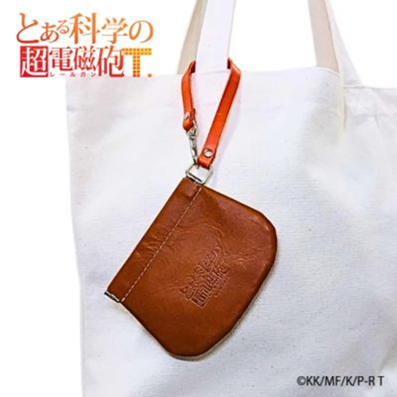 【再販】とある科学の超電磁砲T バネくちレザー小物入れ 御坂美琴 画像 3 | AniSmile