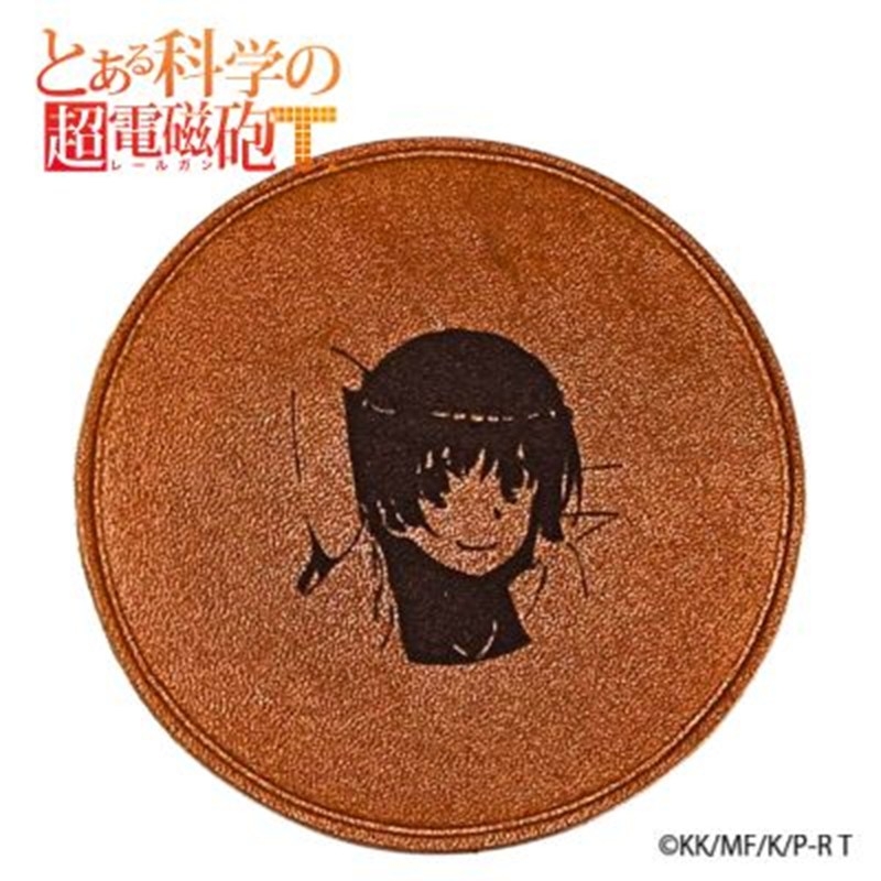 【再販】とある科学の超電磁砲T レザーコースター 佐天涙子 - AniSmile