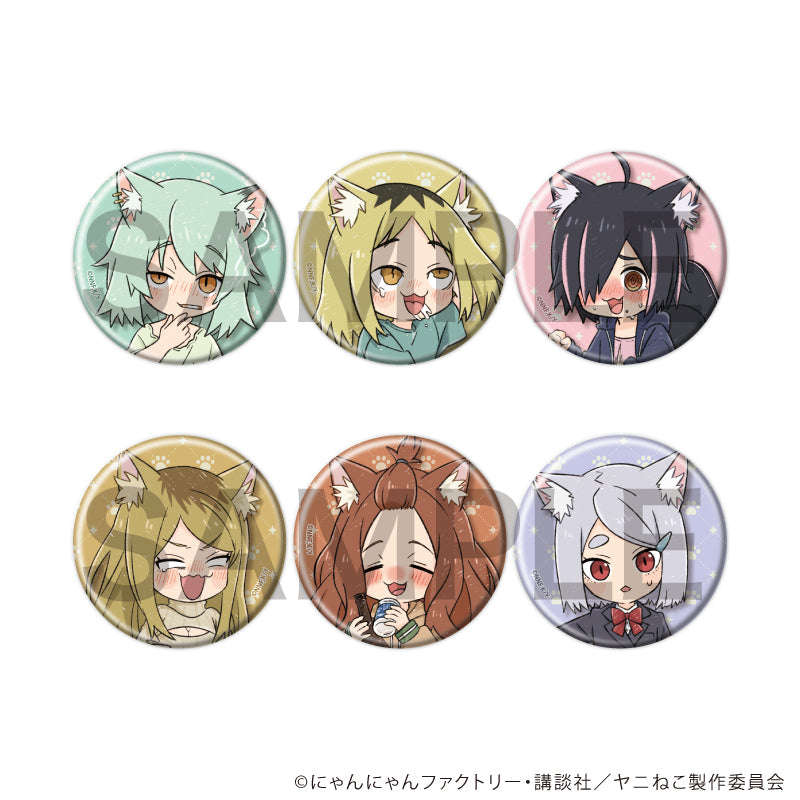 缶バッジ「TVアニメ『ヤニねこ』」02/ブラインド(全6種)(グラフアートイラスト) - AniSmile