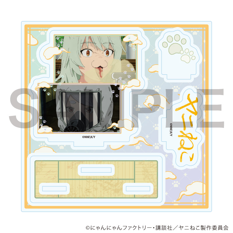 缶バッジ「TVアニメ『ヤニねこ』」02/ブラインド(全6種)(グラフアートイラスト) 画像 3 | AniSmile