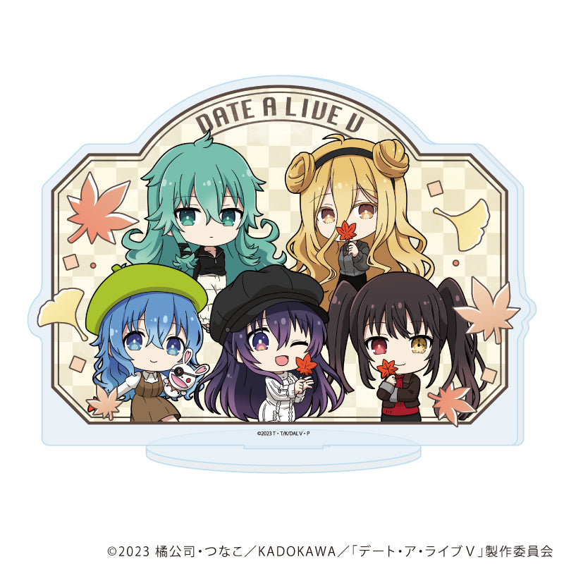 アクリルスタンド「デート・ア・ライブV」01/集合デザイン(ミニキャライラスト) - AniSmile