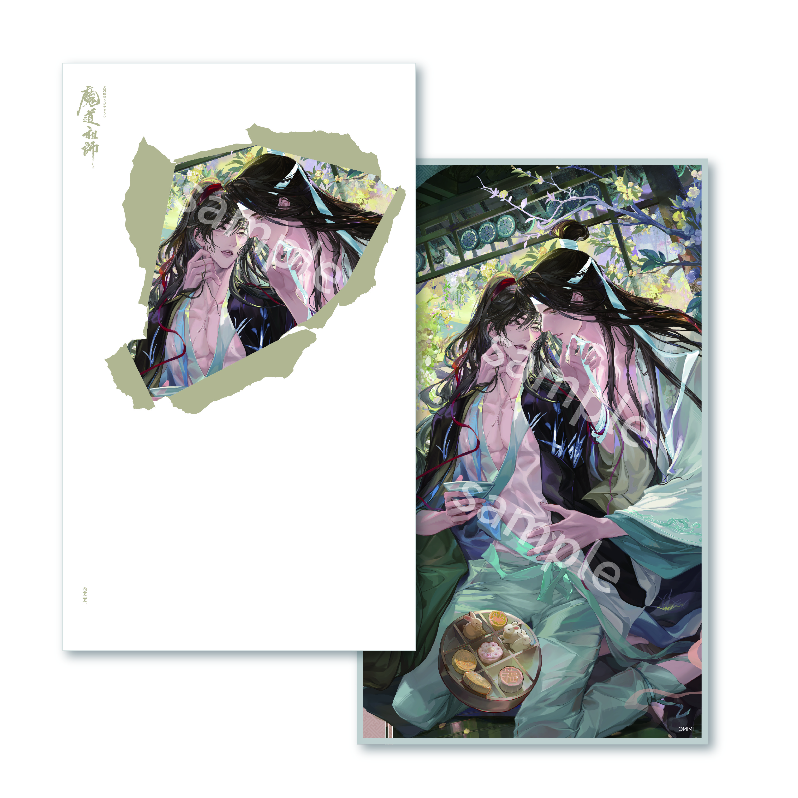 大河幻想ラジオドラマ「魔道祖師」～月華に宿る、生涯の伴～ＰＯＰＵＰＳＨＯＰ限定アクリル色紙－酌み交わす - AniSmile