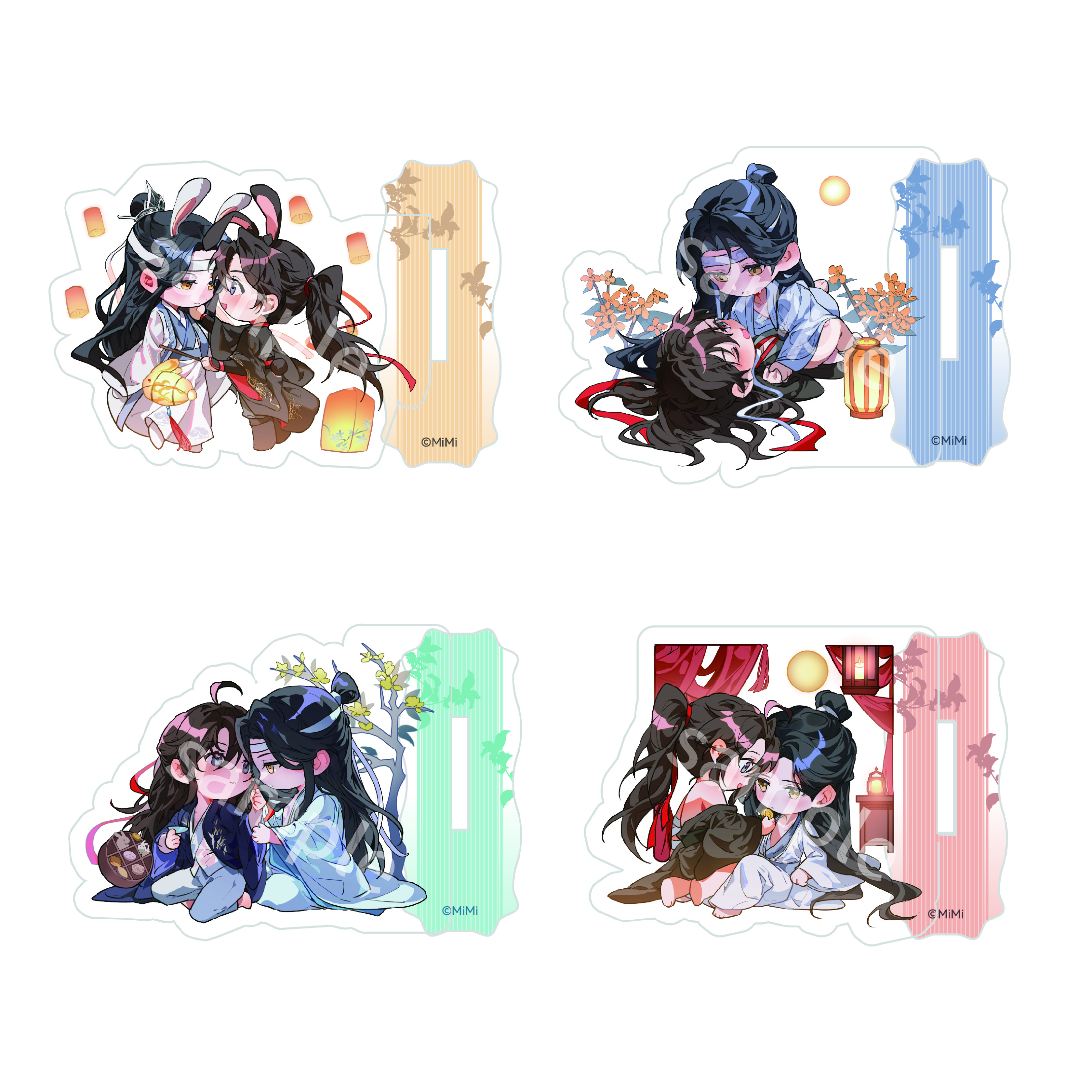 大河幻想ラジオドラマ「魔道祖師」～月華に宿る、生涯の伴～ＰＯＰＵＰＳＨＯＰ限定アクリルマグネット（ランダム全4種） - AniSmile