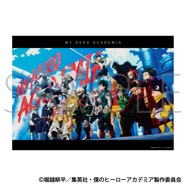 僕のヒーローアカデミア A3クリアポスター/C - 公式商品画像 | AniSmile