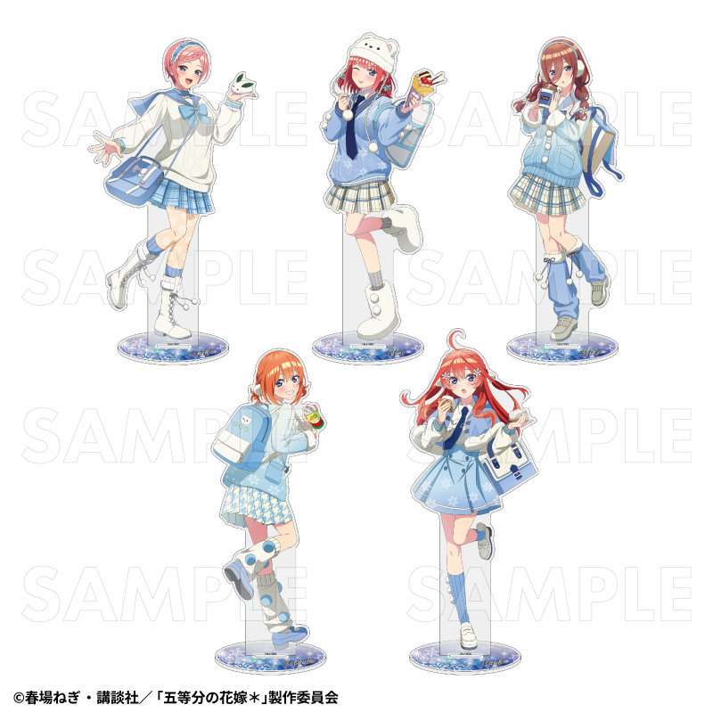 TVスペシャルアニメ『五等分の花嫁*』ウインターMode & クリスマスMode 特大アクリルスタンド【中野一花:ウインターMode】 画像 2 | AniSmile