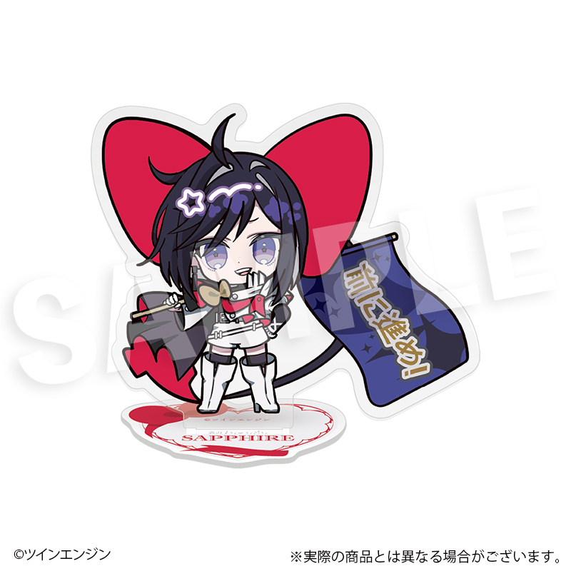 THE RIBBON HERO リボンヒーロー フレフレンズアクリルスタンド サファイア(リボンの騎士Ver.) 画像 2 | AniSmile