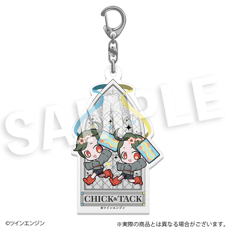 THE RIBBON HERO リボンヒーロー フレフレンズアクリルキーホルダー チック&タック 画像 2 | AniSmile