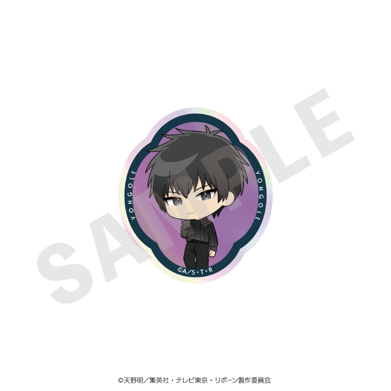 家庭教師ヒットマンREBORN! ミニキャラ トレーディングオーロラステッカー ブラックニットコーデver.(全6種) 画像 2 | AniSmile