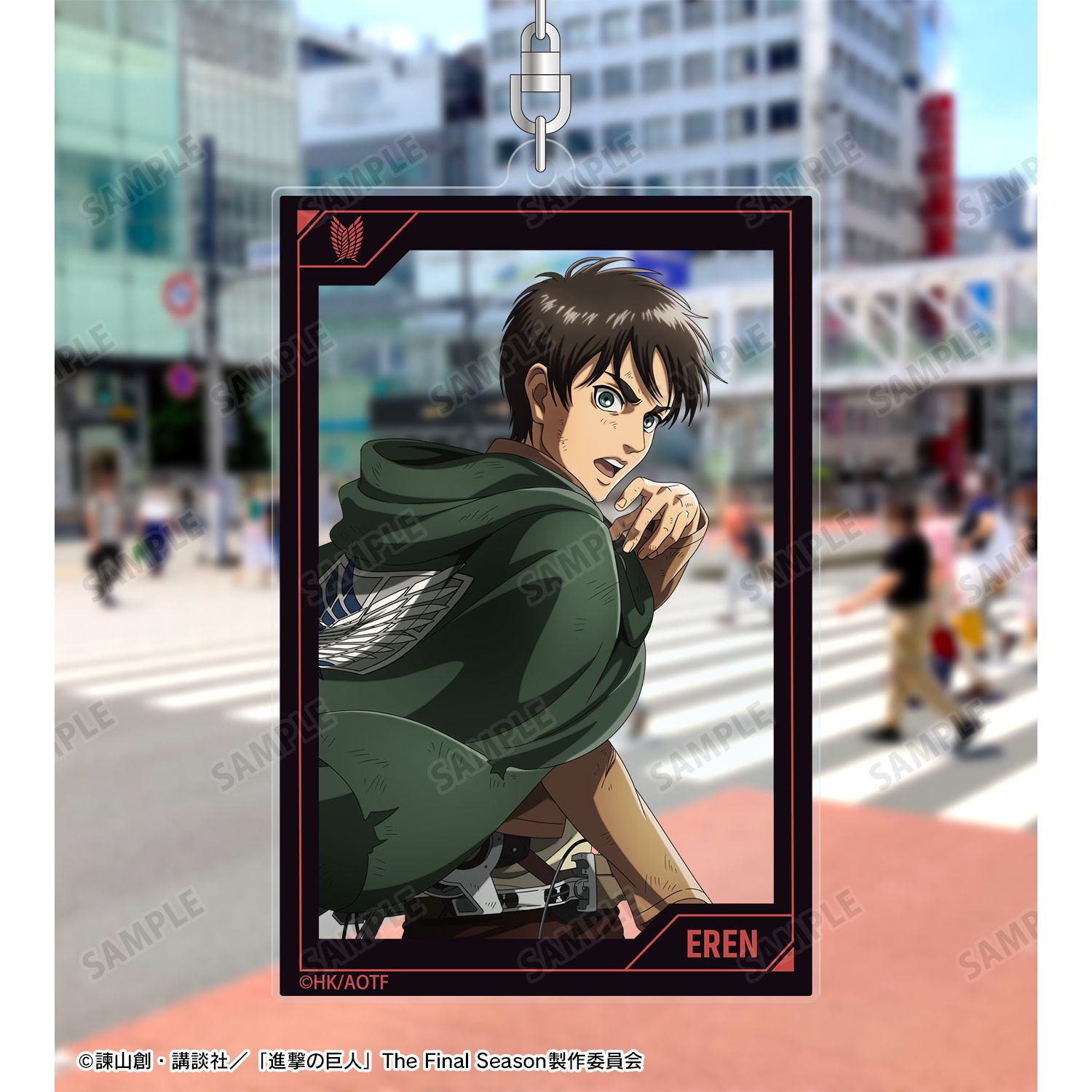 TVアニメ『進撃の巨人』 描き下ろし エレン 戦う背中ver. 第2弾 BIGアクリルキーホルダー 画像 3 | AniSmile