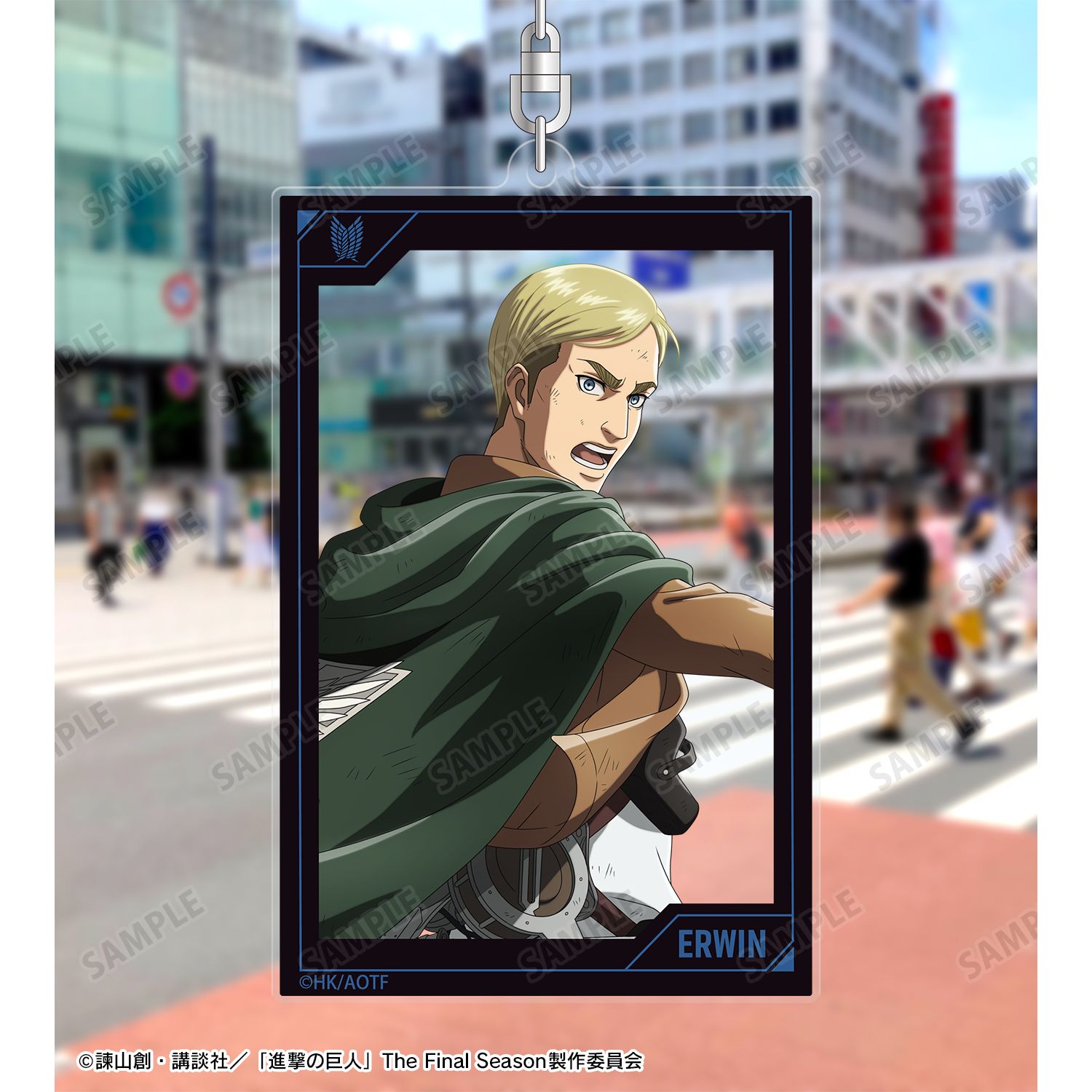 TVアニメ『進撃の巨人』 描き下ろし エルヴィン 戦う背中ver. 第2弾 BIGアクリルキーホルダー 画像 3 | AniSmile