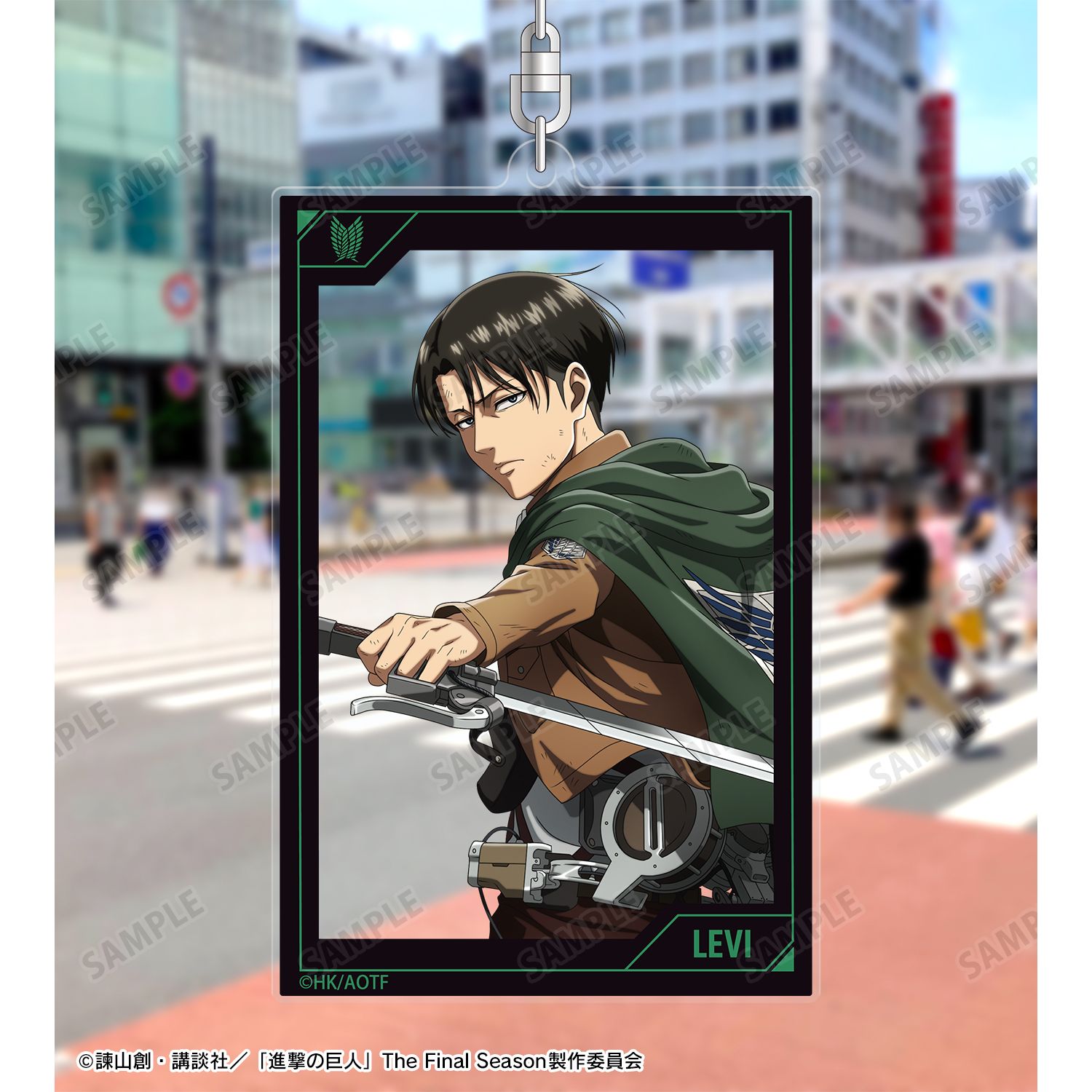 TVアニメ『進撃の巨人』 描き下ろし リヴァイ 戦う背中ver. 第2弾 BIGアクリルキーホルダー 画像 3 | AniSmile