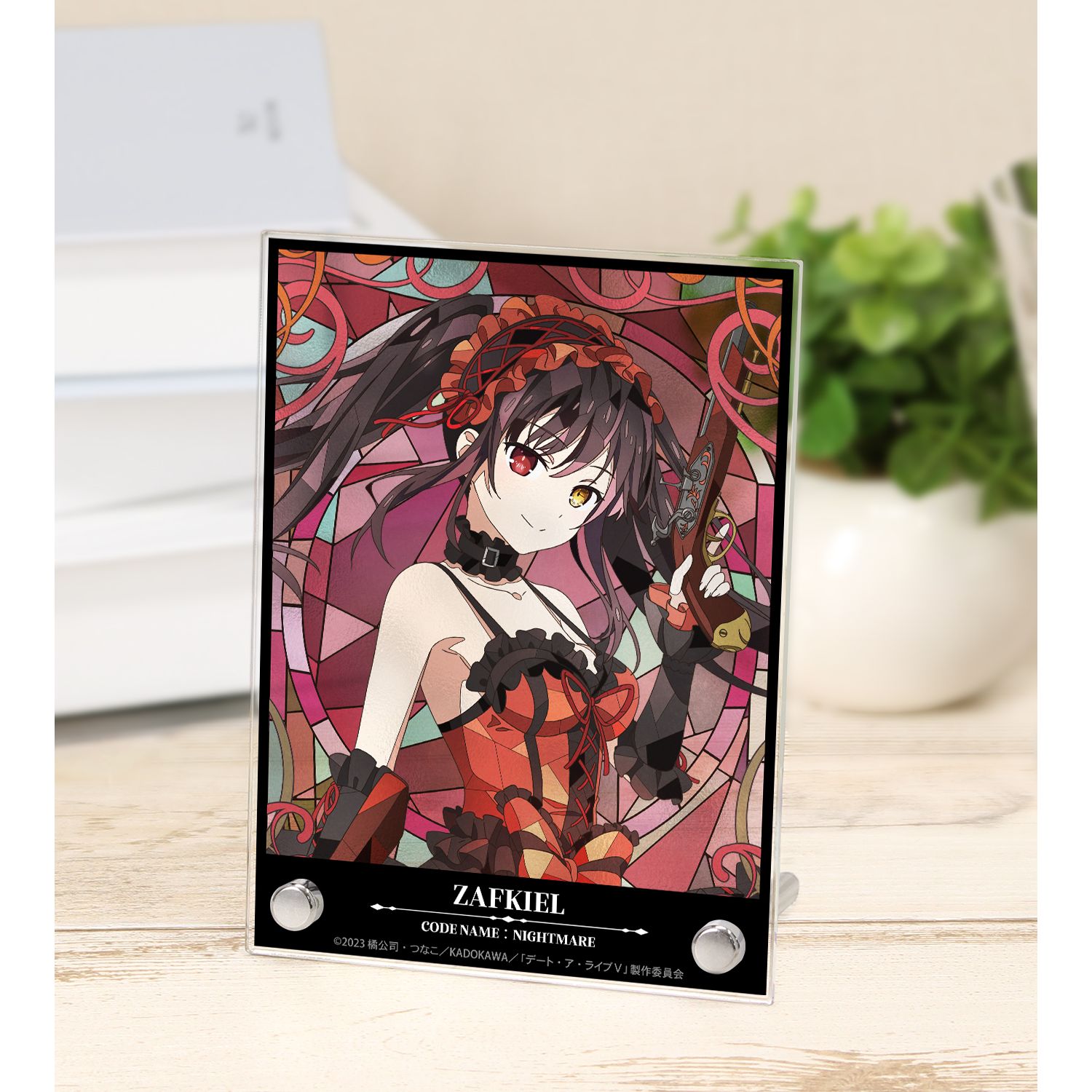 アニメ「デート・ア・ライブV」 時崎狂三 Aure Glass A6アクリルパネル - AniSmile
