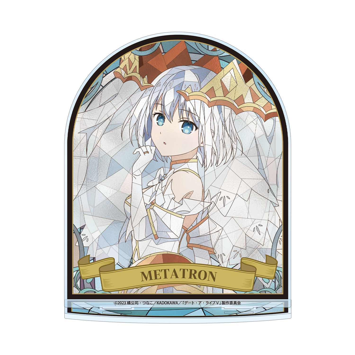アニメ「デート・ア・ライブV」 鳶一折紙 Aure Glass BIGアクリルスタンド - AniSmile