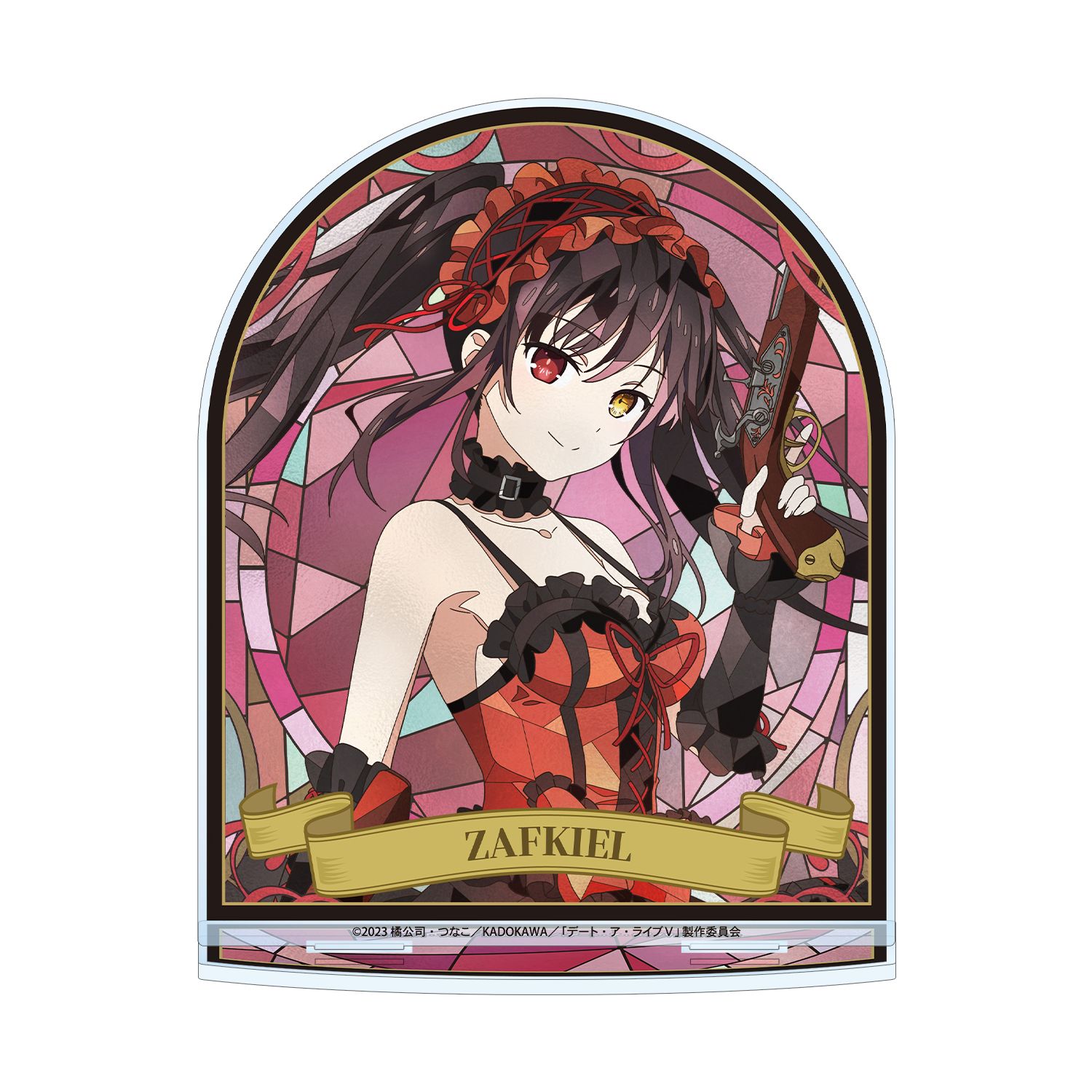 アニメ「デート・ア・ライブV」 時崎狂三 Aure Glass BIGアクリルスタンド - AniSmile