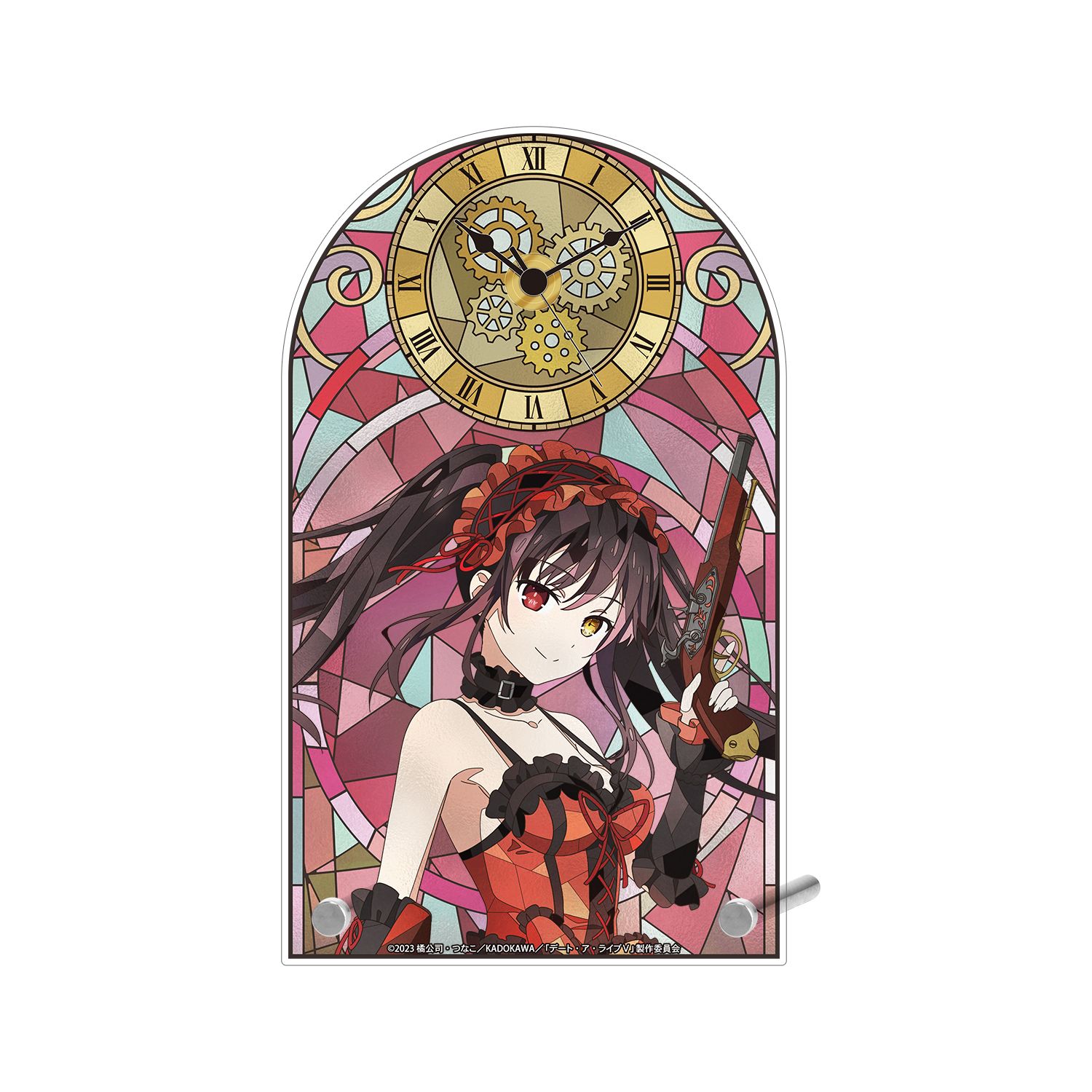 アニメ「デート・ア・ライブV」 時崎狂三 Aure Glass アクリルスタンド時計 - AniSmile