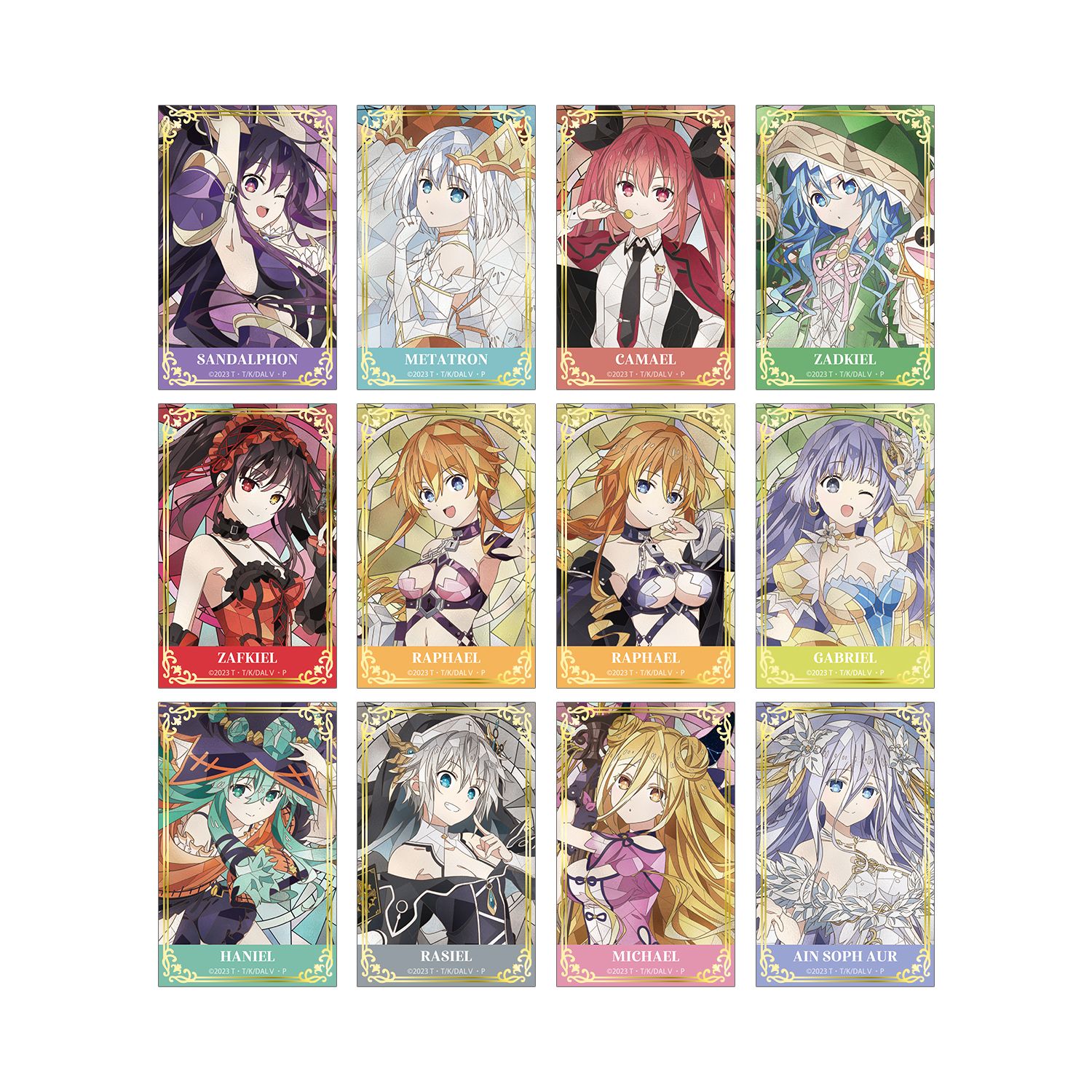 アニメ「デート・ア・ライブV」 トレーディング Aure Glass 箔押しカード(単位/単品) - AniSmile