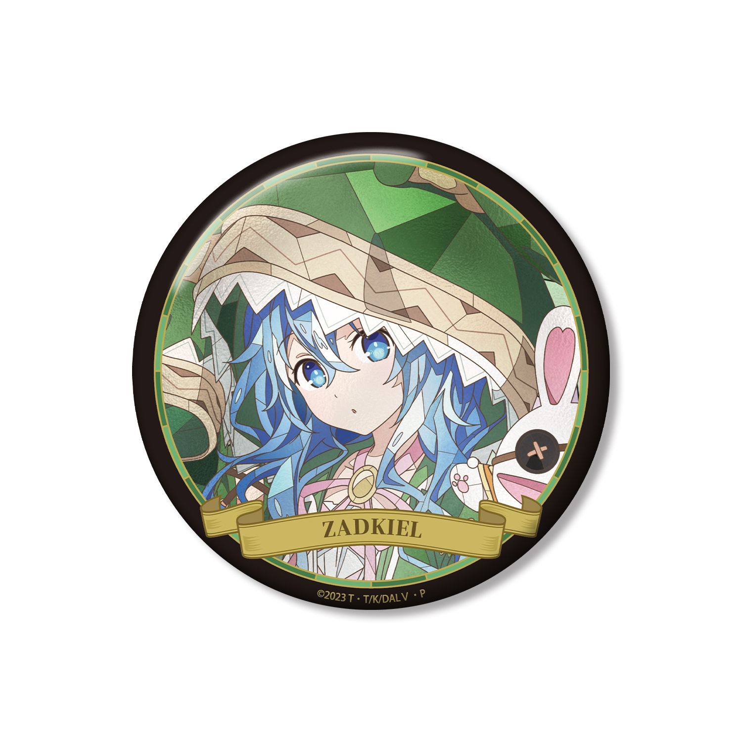 アニメ「デート・ア・ライブV」 四糸乃 Aure Glass 100mm缶バッジ - AniSmile