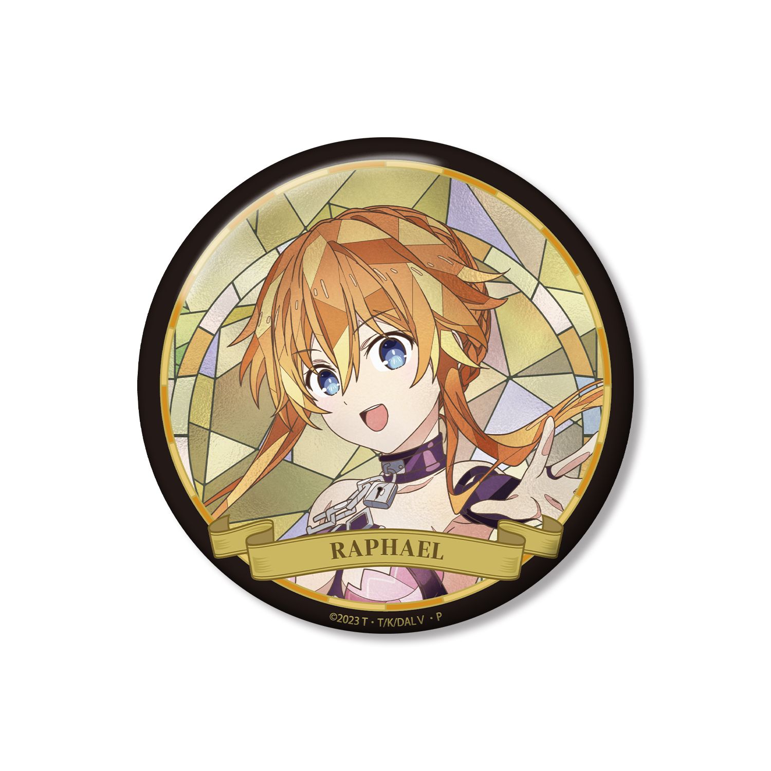 アニメ「デート・ア・ライブV」 八舞耶倶矢 Aure Glass 100mm缶バッジ - AniSmile