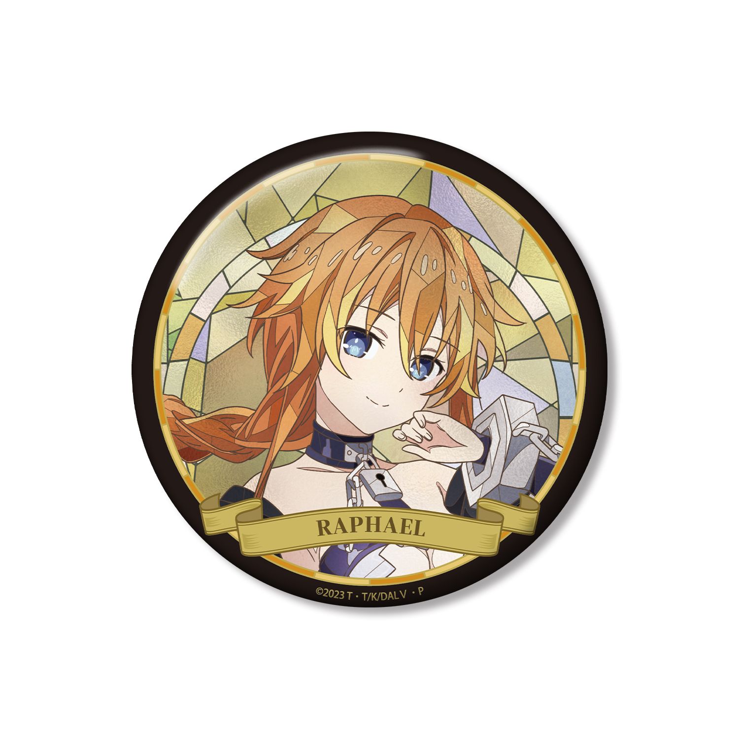 アニメ「デート・ア・ライブV」 八舞夕弦 Aure Glass 100mm缶バッジ - AniSmile