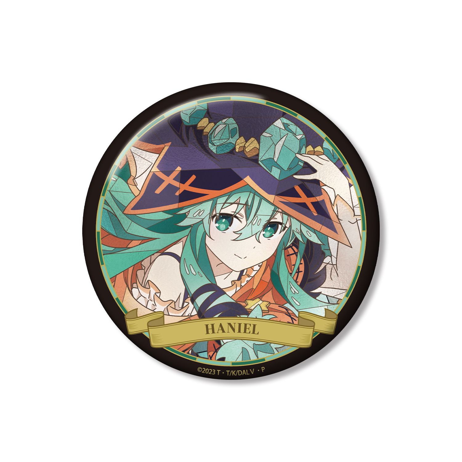 アニメ「デート・ア・ライブV」 七罪 Aure Glass 100mm缶バッジ - AniSmile