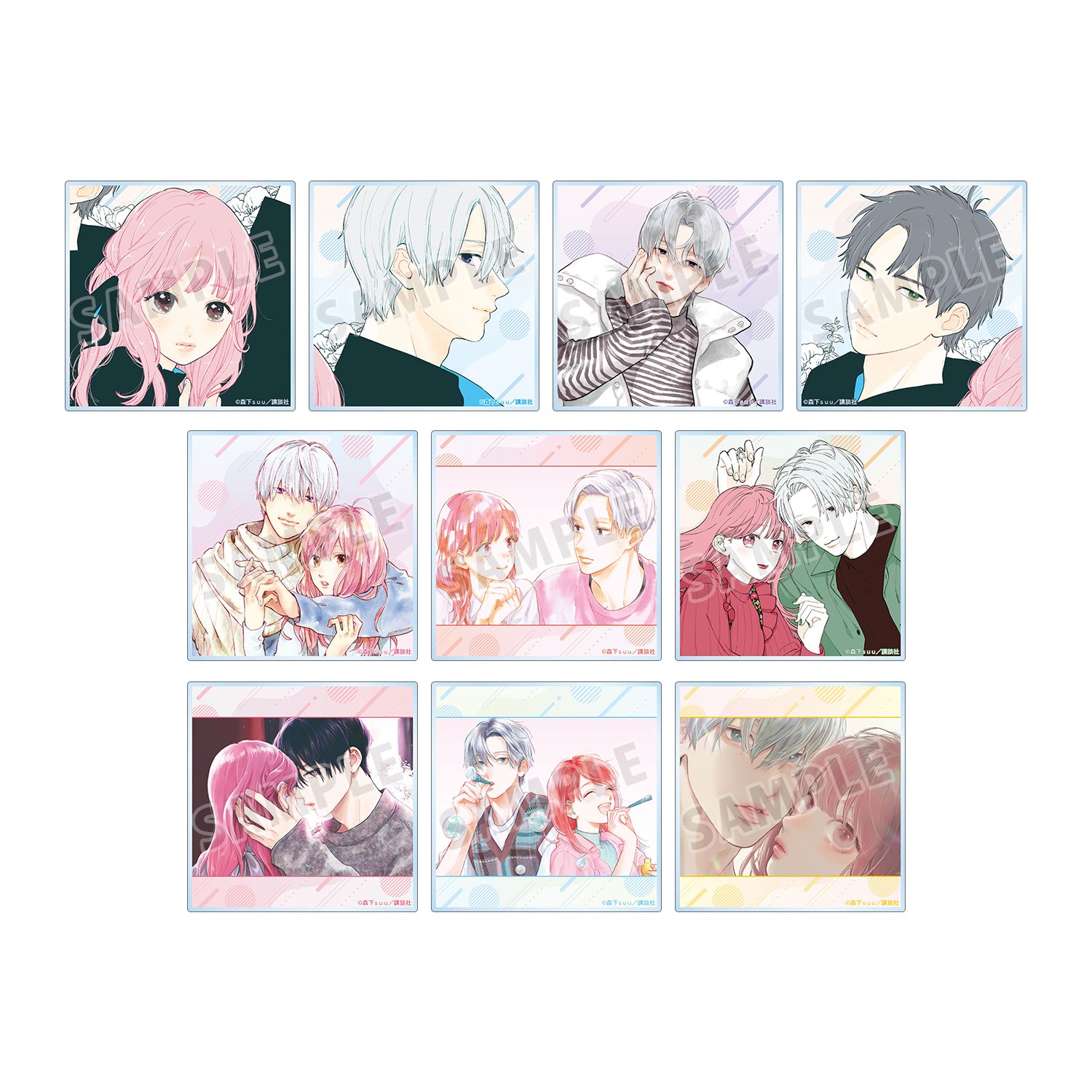 ゆびさきと恋々 トレーディングアクリルコースター(単位/単品) - 公式商品画像 | AniSmile