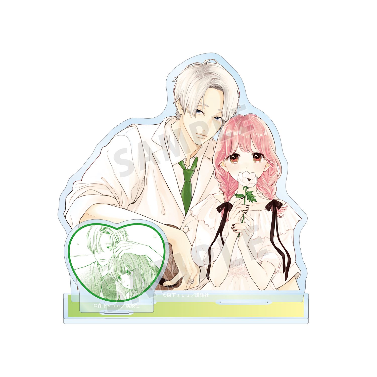 ゆびさきと恋々 糸瀬 雪&波岐 逸臣 パーツ付きBIGアクリルスタンド ver.C - AniSmile