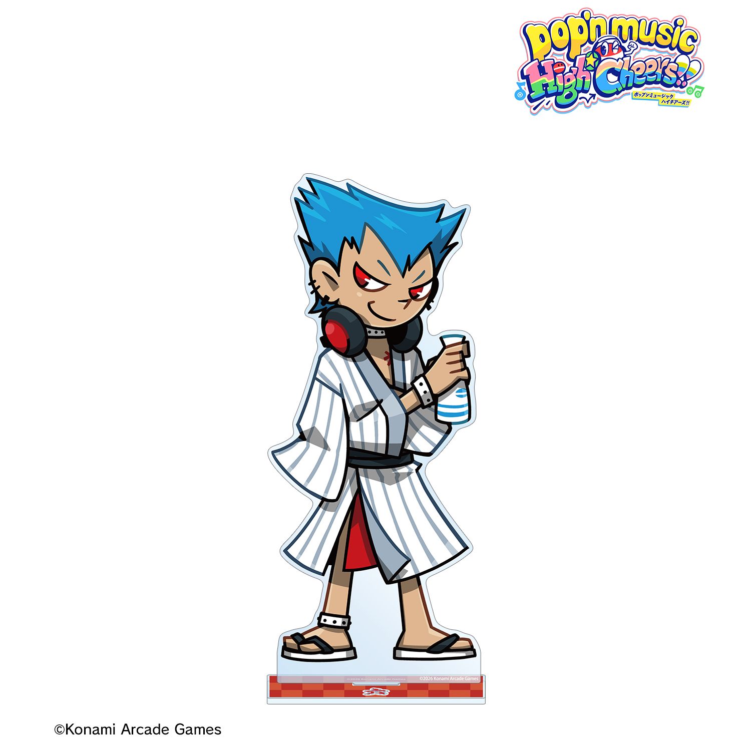 pop'n music High☆Cheers!! 描き下ろし 六 夏祭りver. 特大アクリルスタンド 画像 2 | AniSmile