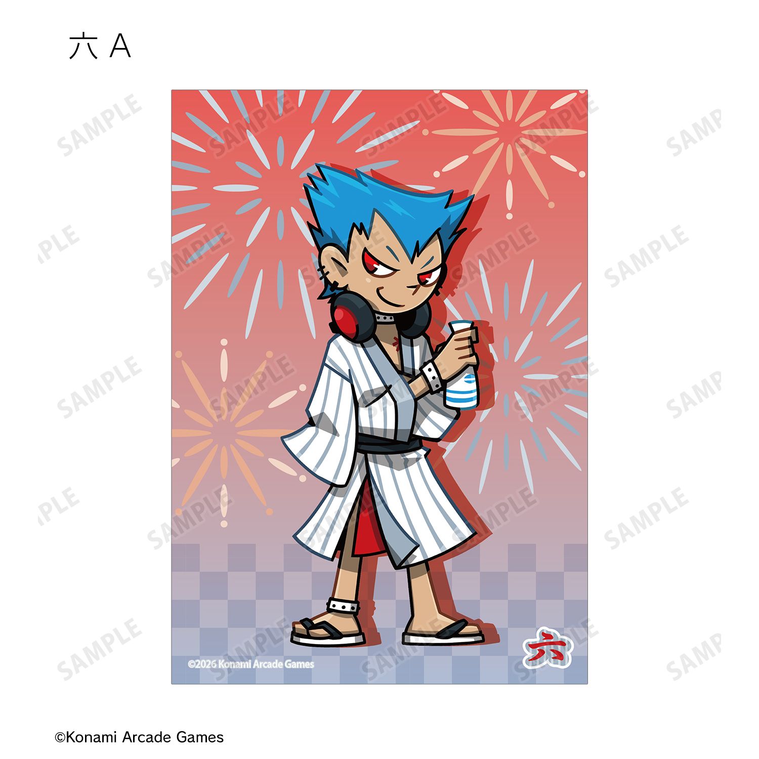 pop'n music High☆Cheers!! 描き下ろし 夏祭りver. トレーディングブロマイド(単位/単品) 画像 3 | AniSmile