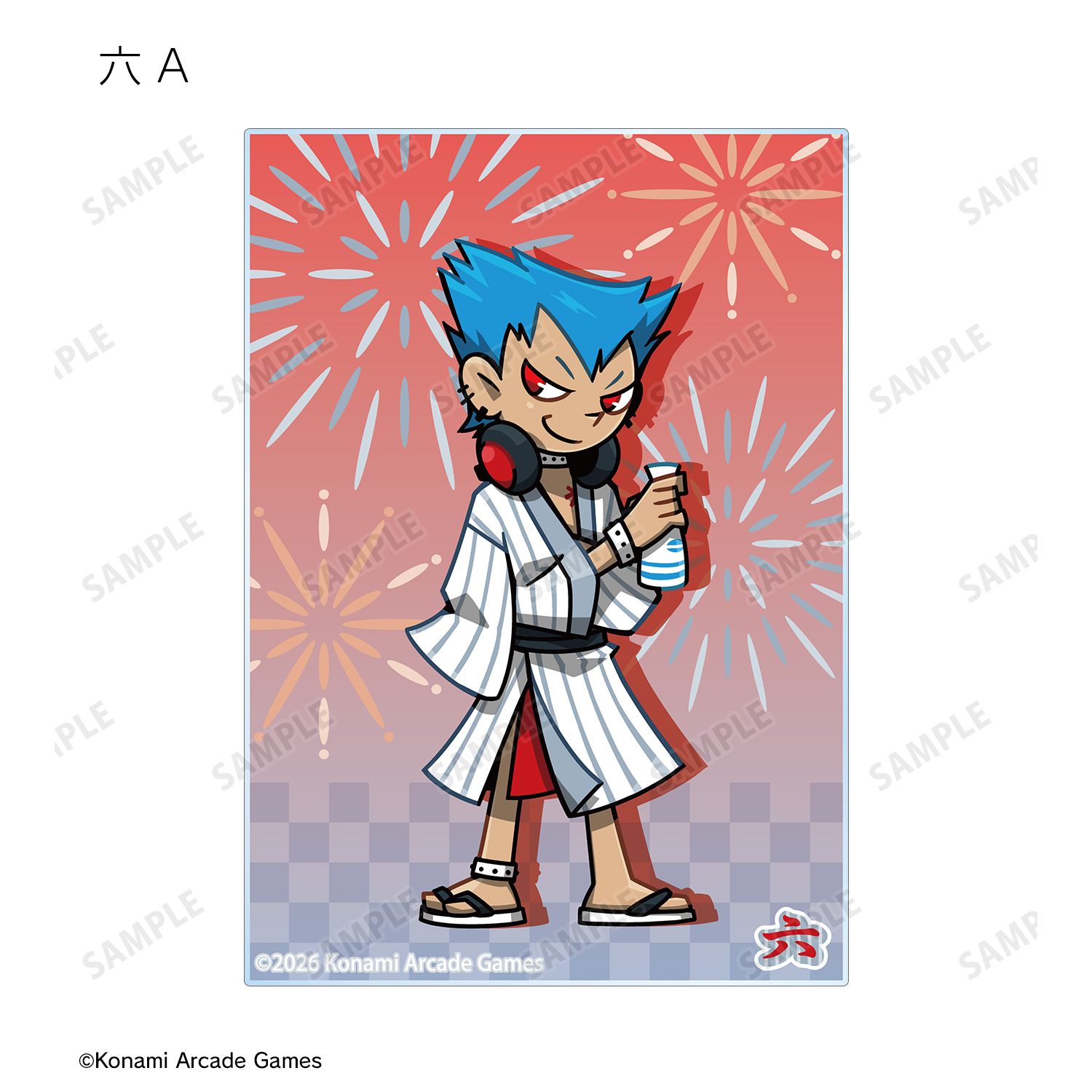 pop'n music High☆Cheers!! 描き下ろし 夏祭りver. トレーディングアクリルカード(単位/単品) 画像 3 | AniSmile