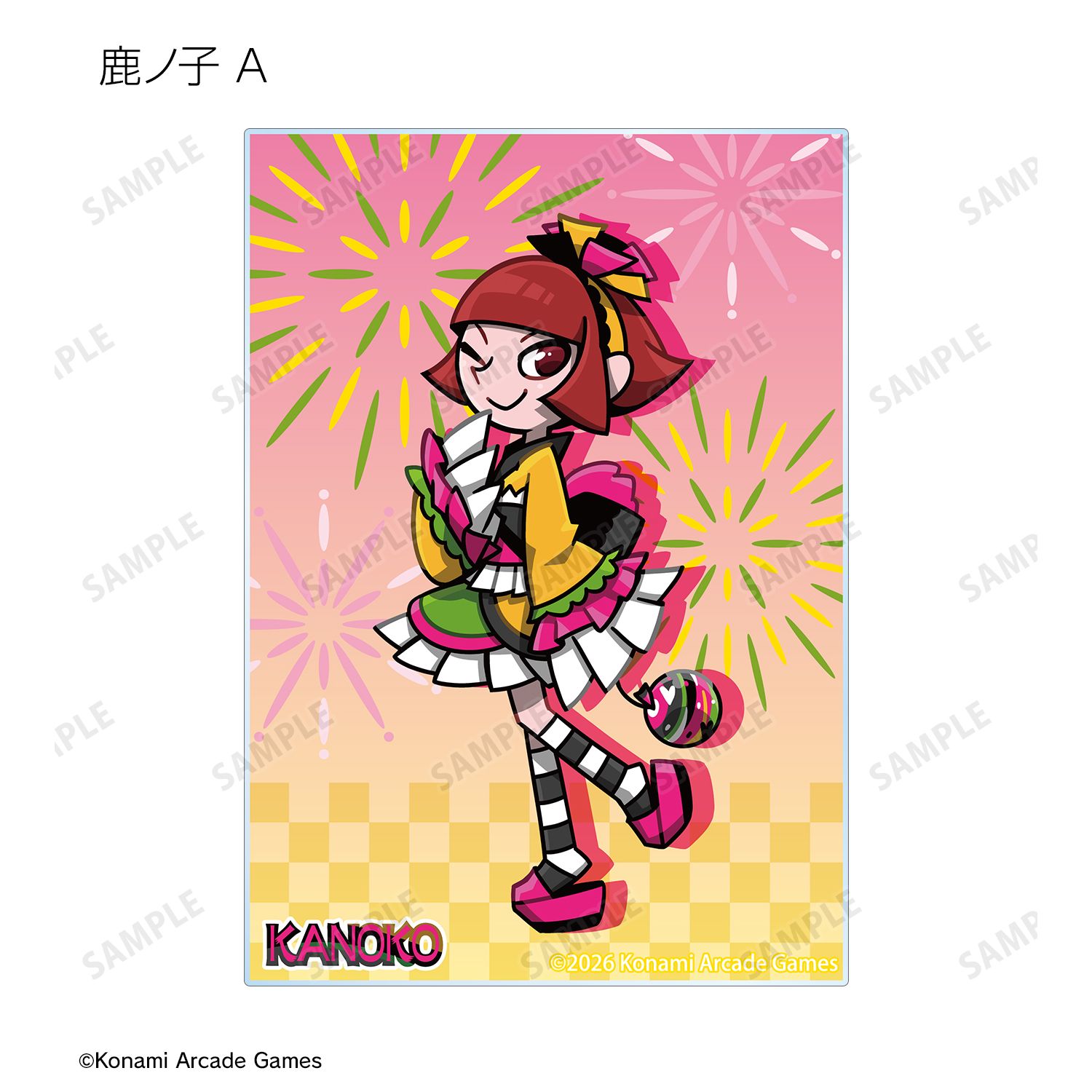 pop'n music High☆Cheers!! 描き下ろし 夏祭りver. トレーディングアクリルカード(単位/単品) 画像 4 | AniSmile