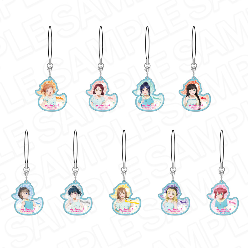 ラブライブ!サンシャイン!! アクリルチャームストラップ サウナ ver. - AniSmile