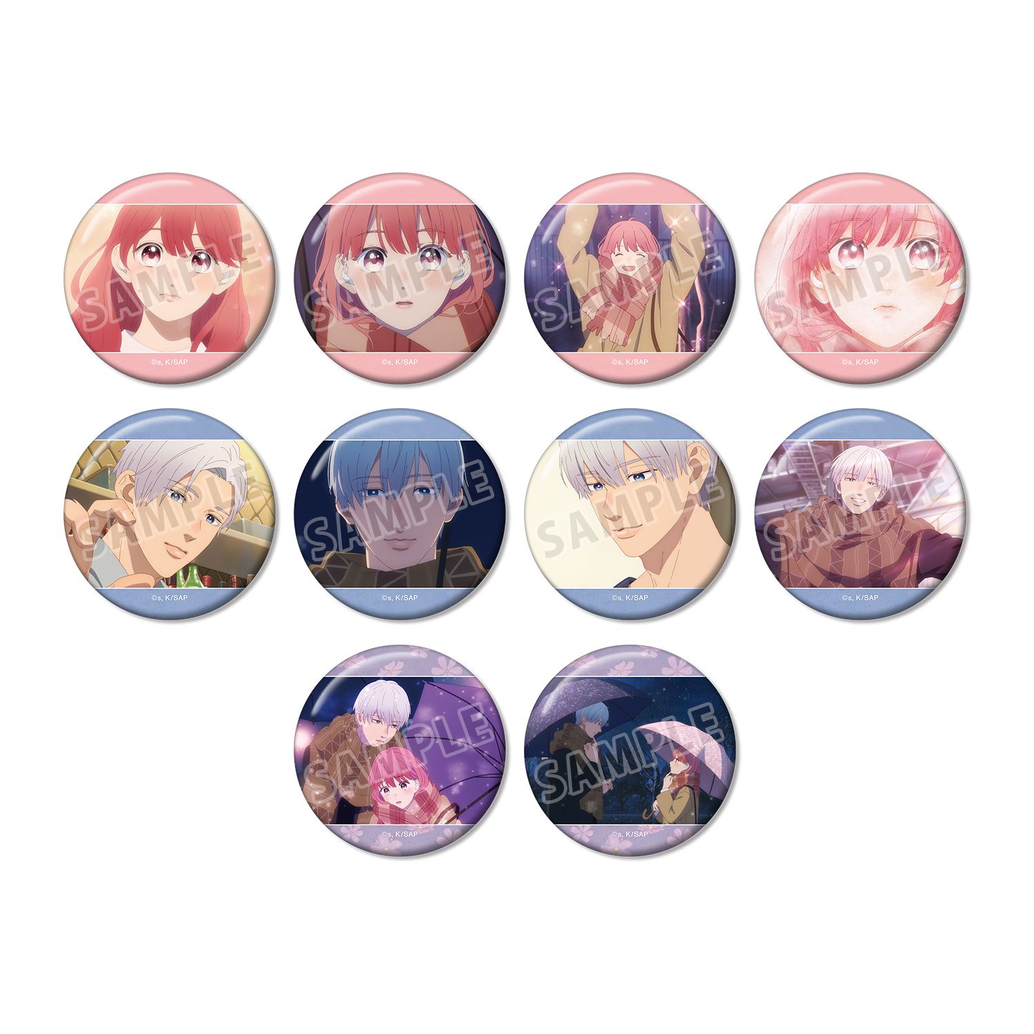 TVアニメ『ゆびさきと恋々』 トレーディング場面写缶バッジ(単位/単品) Image 3 | AniSmile