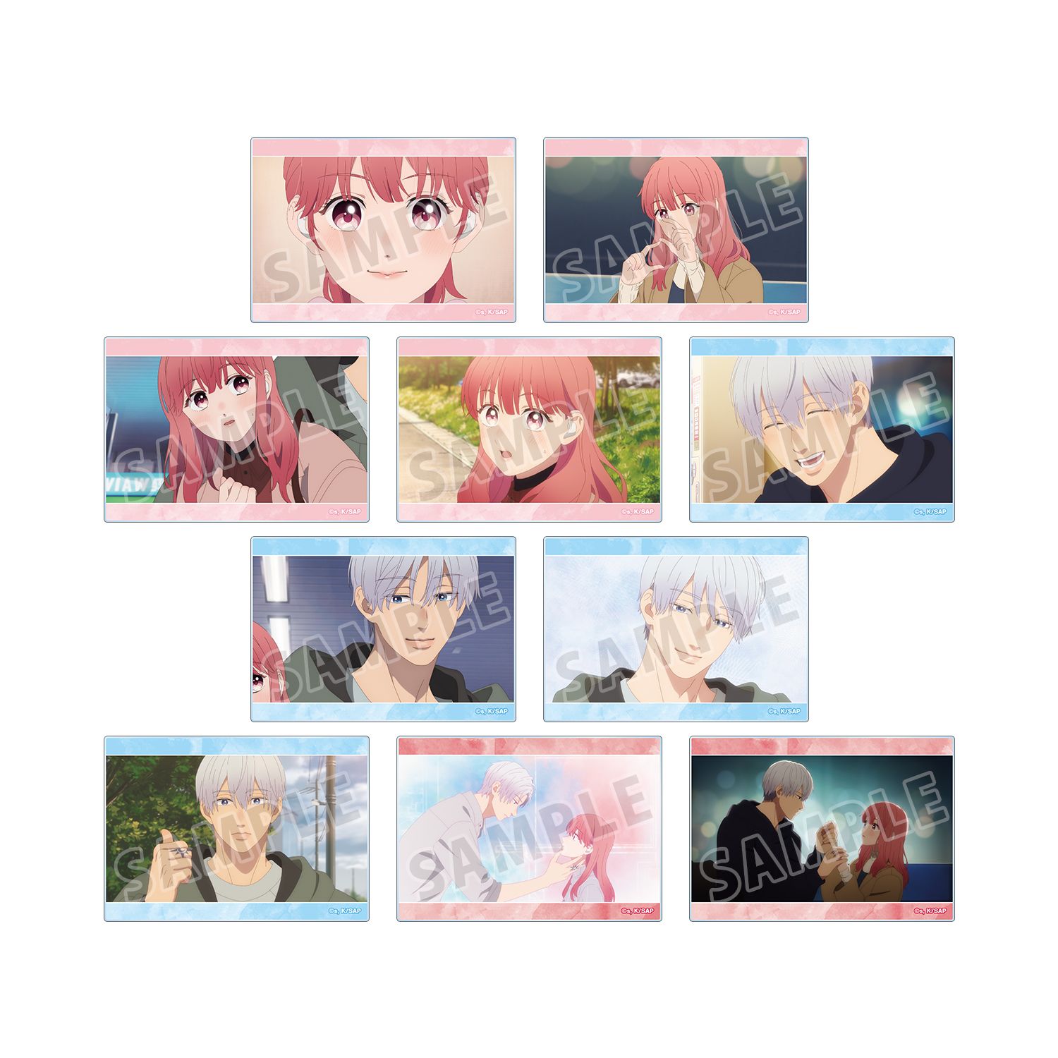 TVアニメ『ゆびさきと恋々』 トレーディング場面写アクリルカード(単位/単品) - AniSmile