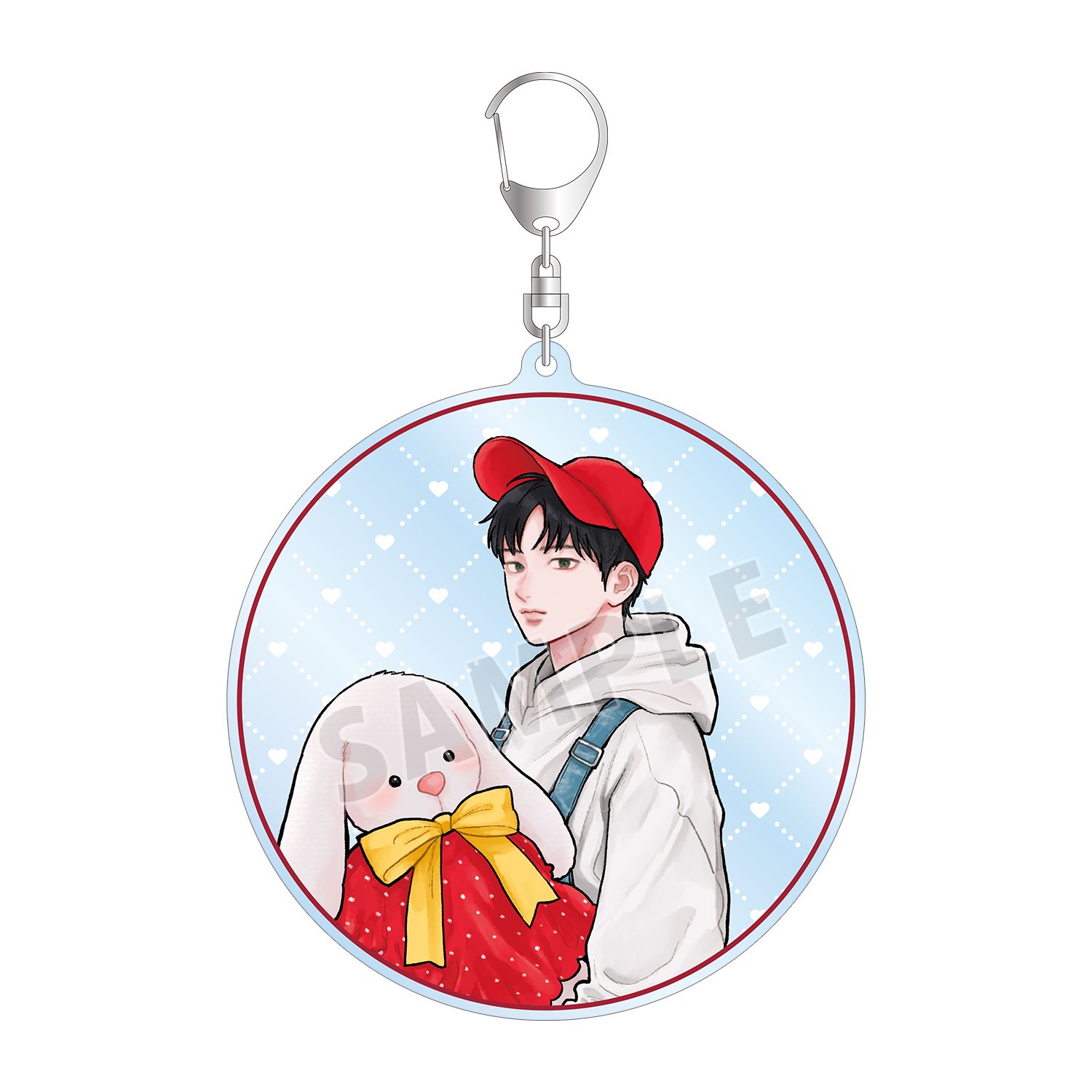 ゆびさきと恋々 森下suu先生 描き下ろし 芦沖 桜志 SPRING GIFTver. BIGアクリルキーホルダー - AniSmile