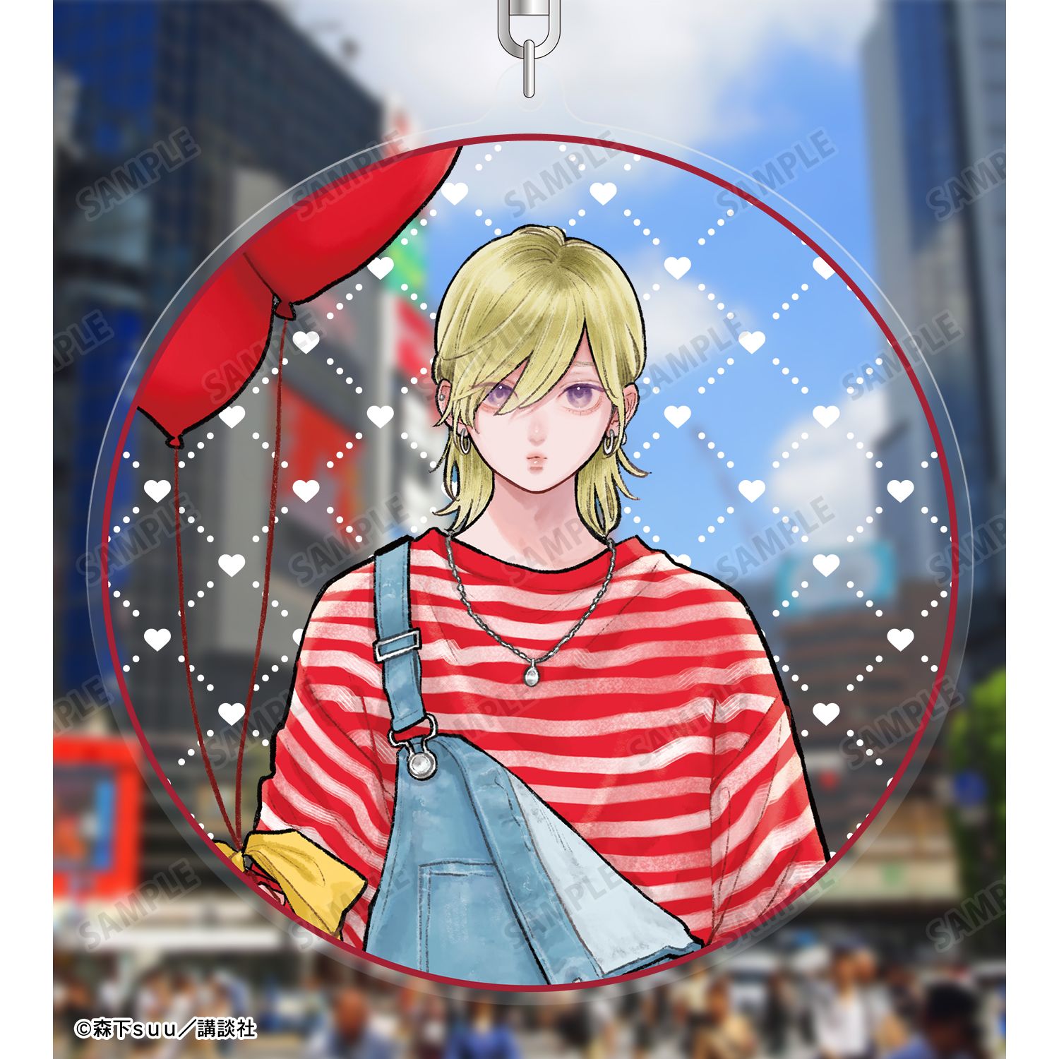 ゆびさきと恋々 森下suu先生 描き下ろし 伊柳 心 SPRING GIFTver. BIGアクリルキーホルダー 图片 3 | AniSmile