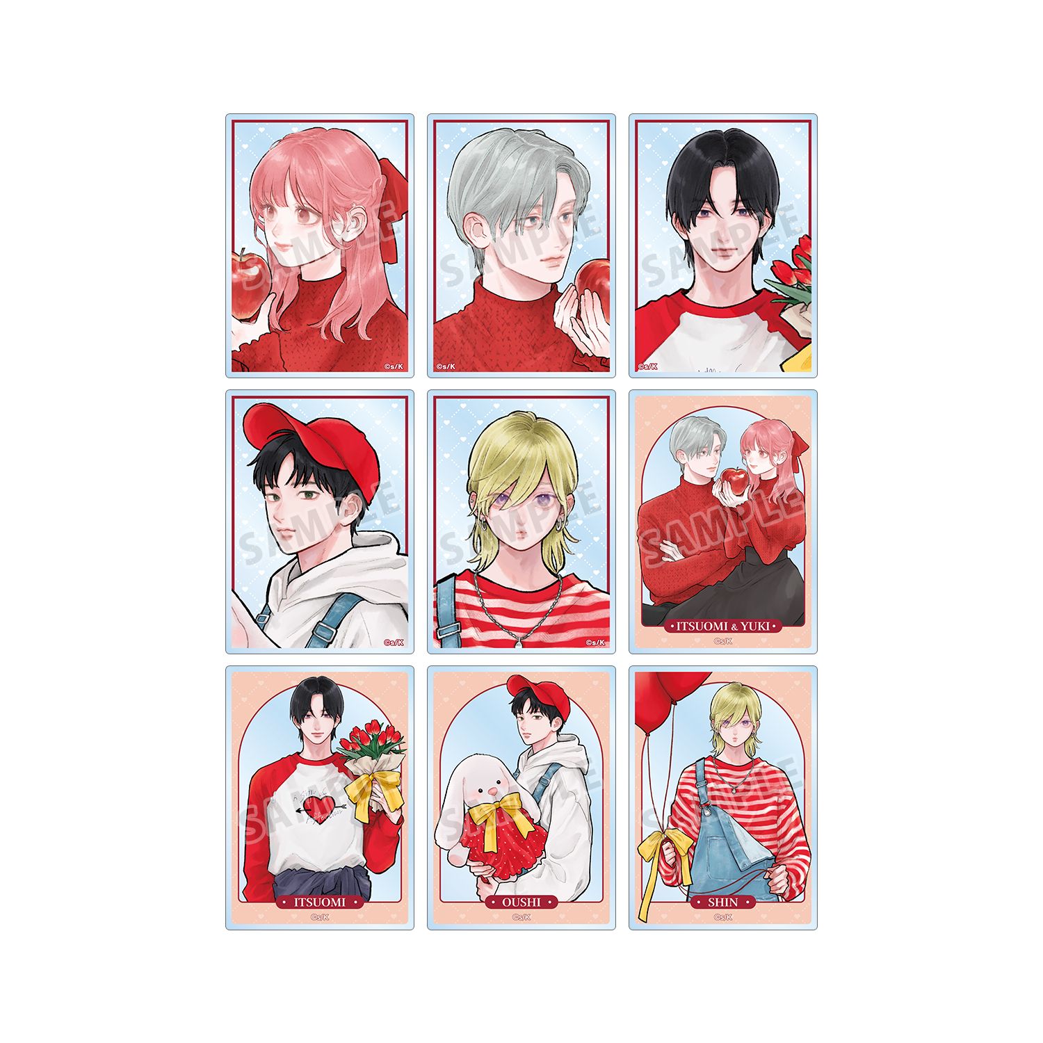 ゆびさきと恋々 森下suu先生 描き下ろし SPRING GIFTver. トレーディングアクリルカード(単位/単品) - AniSmile
