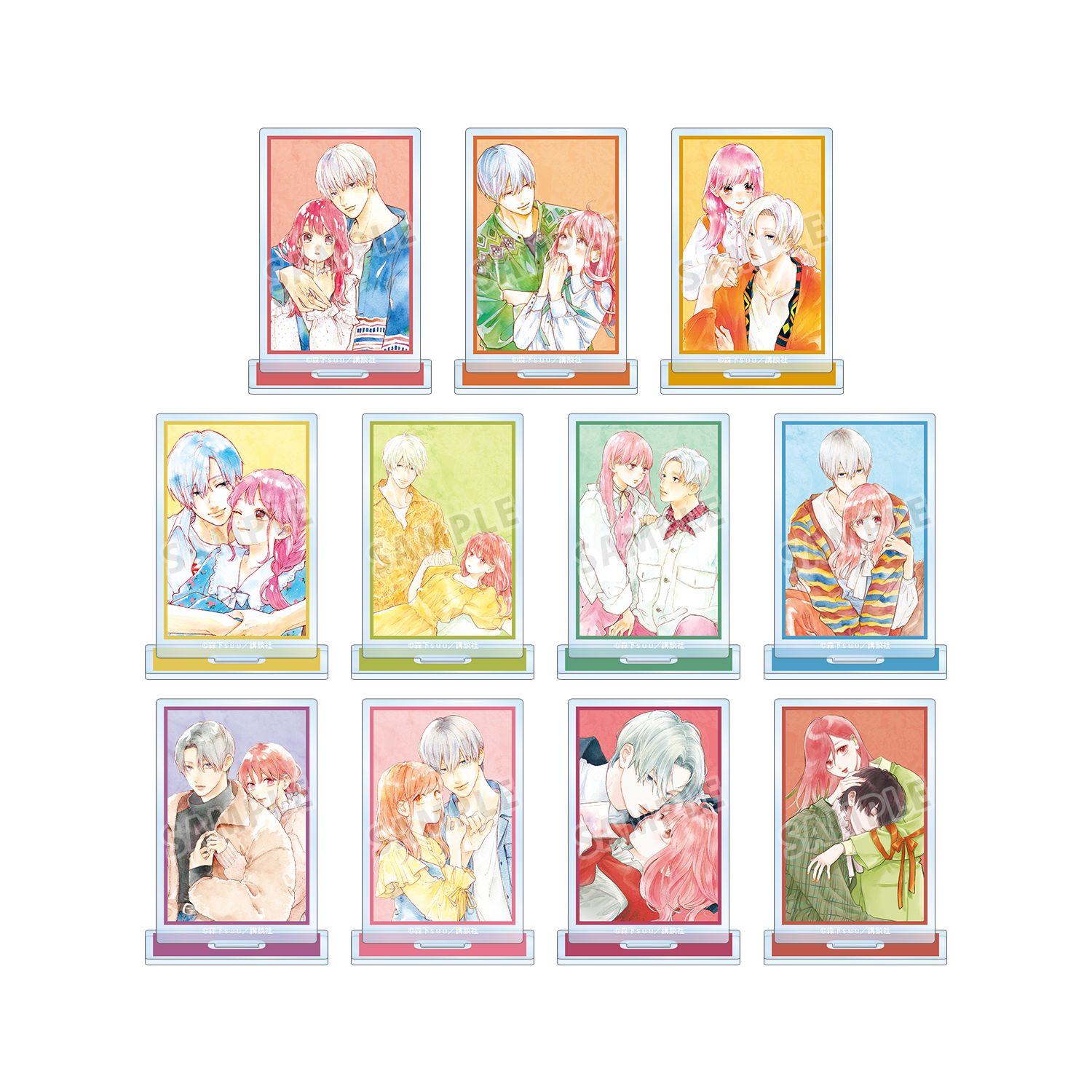 ゆびさきと恋々 トレーディング表紙イラストアクリルスタンド(単位/単品) - AniSmile