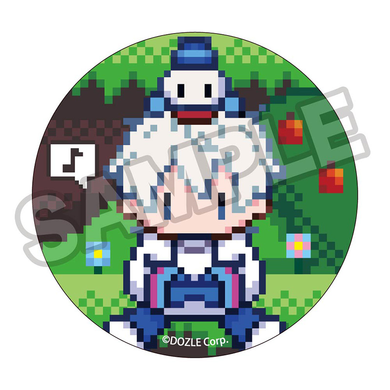 ドズル社 PIXEL ART 缶バッジ 1BOX=10入り 画像 5 | AniSmile