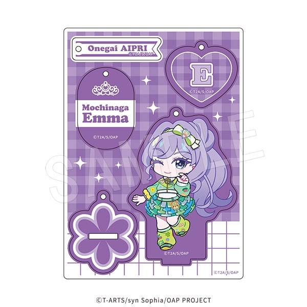 おねがいアイプリ ミニキャラアクリルスタンドキーホルダー エマ - AniSmile