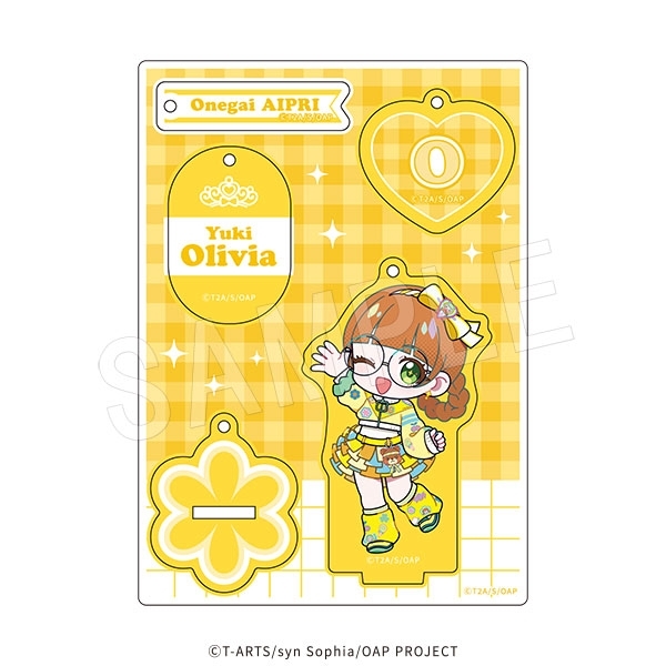 おねがいアイプリ ミニキャラアクリルスタンドキーホルダー おりびあ - AniSmile
