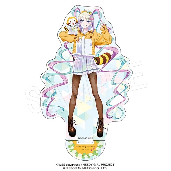NEEDY GIRL OVERDOSE × ラスカル ホロアクリルフィギュアスタンド 衣装チェンジver. 超てんちゃん&ラスカル - AniSmile