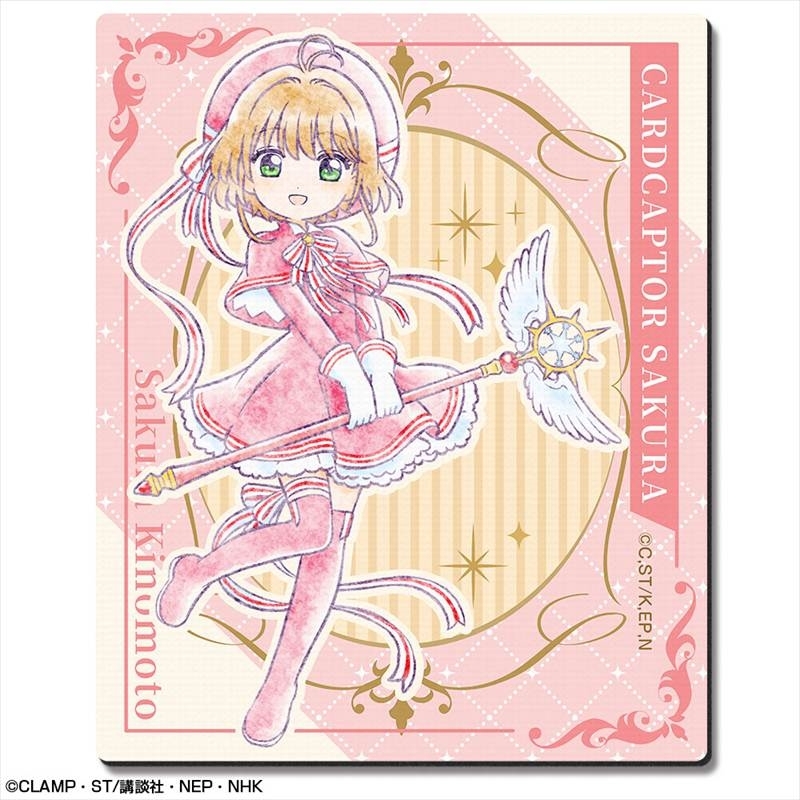 カードキャプターさくら クリアカード編 ラバーマウスパッド デザイン01(木之本 桜/A) - AniSmile