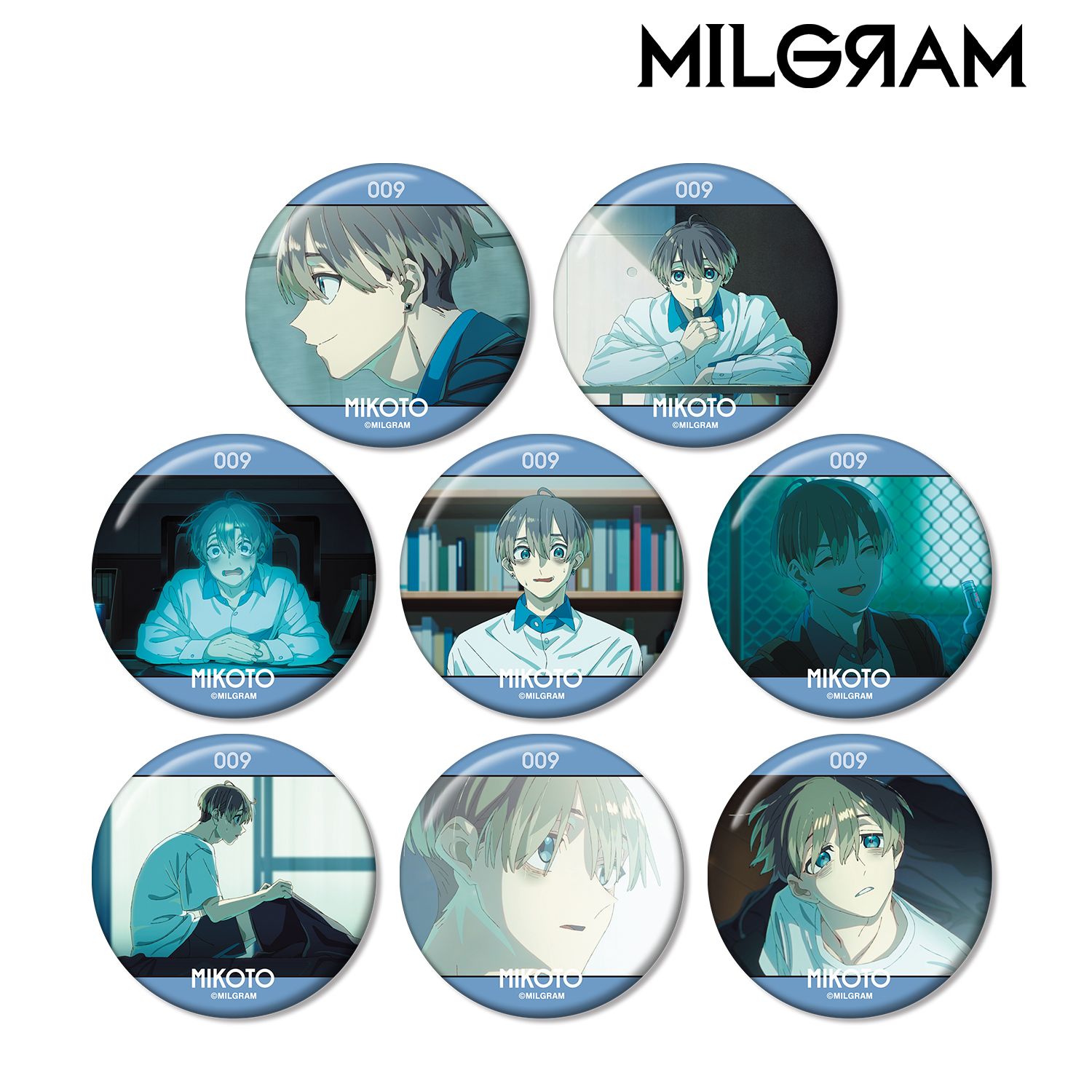 MILGRAM -ミルグラム- トレーディング MV 缶バッジ ミコト『レクイエム』(単位/単品) 画像 2 | AniSmile