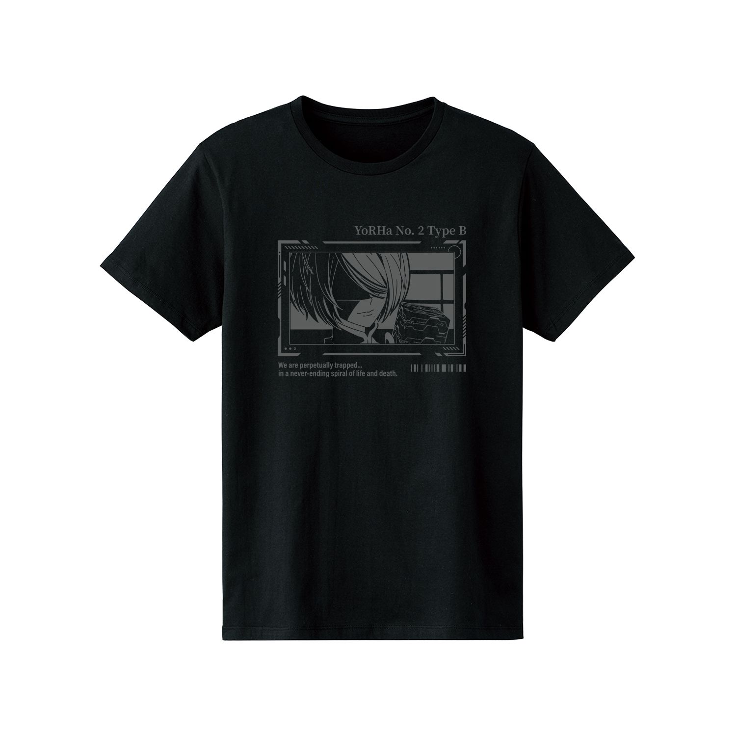 アニメ「NieR:Automata Ver1.1a」 2B リフレクタープリントTシャツメンズ(サイズ/XXXL) 画像 2 | AniSmile