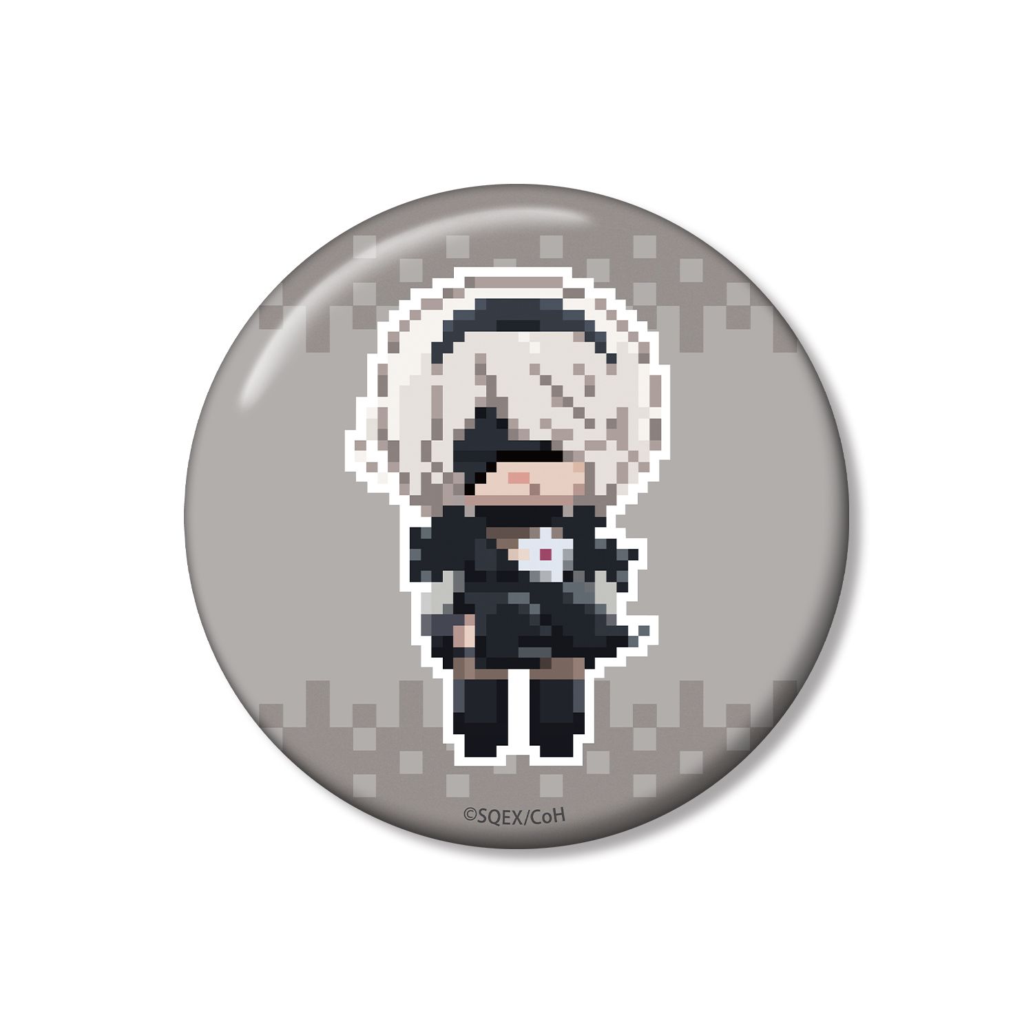 アニメ「NieR:Automata Ver1.1a」 2B DOT DOT 100mm缶バッジ ver.C - 公式商品画像 | AniSmile