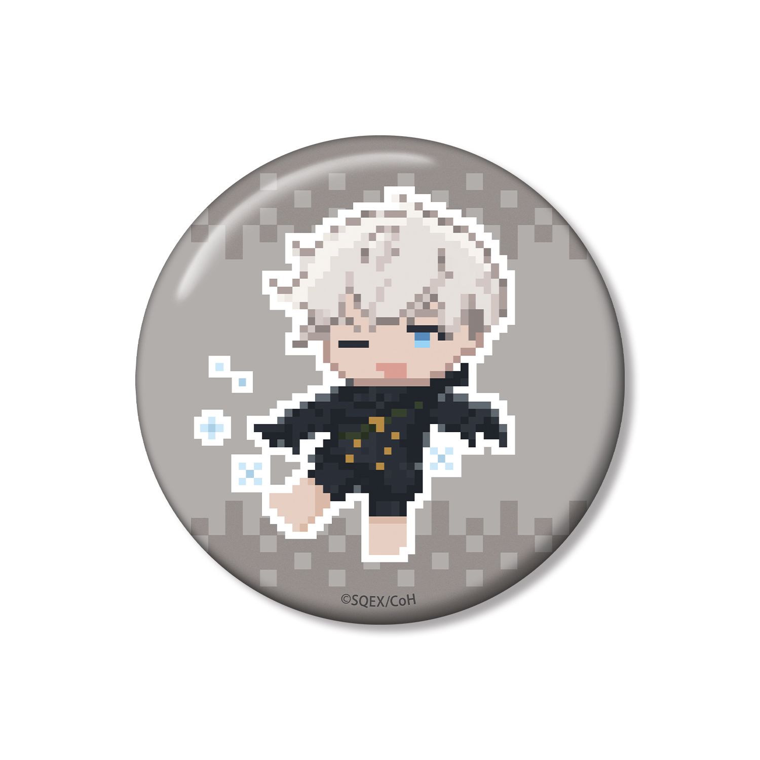 アニメ「NieR:Automata Ver1.1a」 9S DOT DOT 100mm缶バッジ ver.B - 公式商品画像 | AniSmile