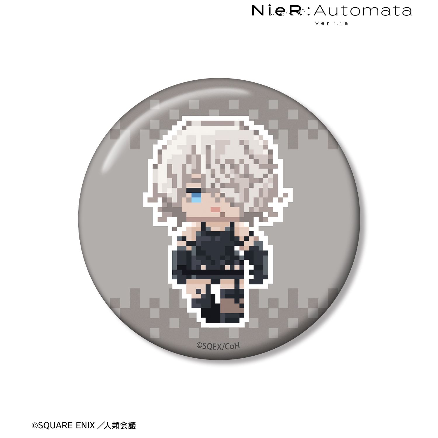 アニメ「NieR:Automata Ver1.1a」 A2 DOT DOT 100mm缶バッジ ver.A 画像 2 | AniSmile