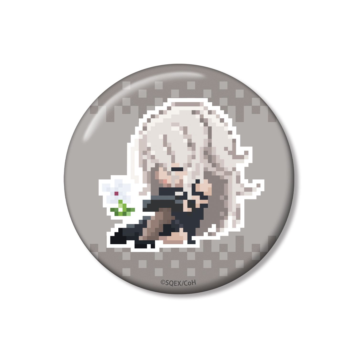 アニメ「NieR:Automata Ver1.1a」 A2 DOT DOT 100mm缶バッジ ver.B - 公式商品画像 | AniSmile