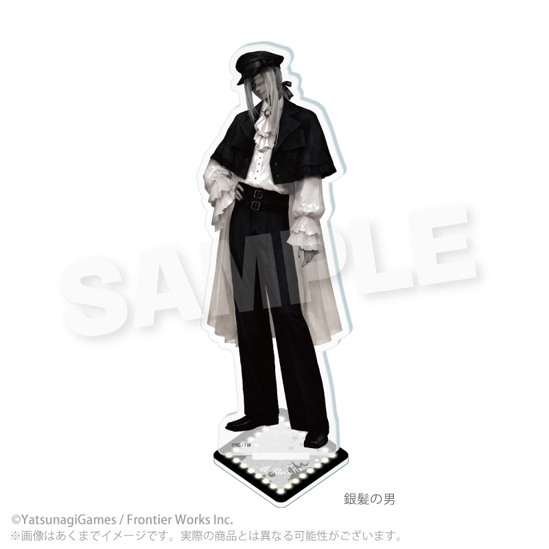 文字化化 アクリルスタンド アイドルver. 銀髪の男 - AniSmile
